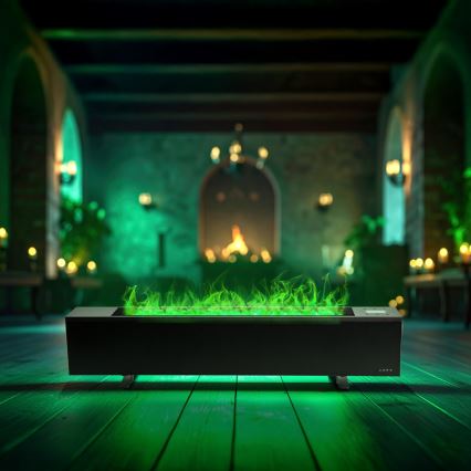 AENO - Calefactor eléctrico inteligente (resistencia/convector) 1000/2000W negro