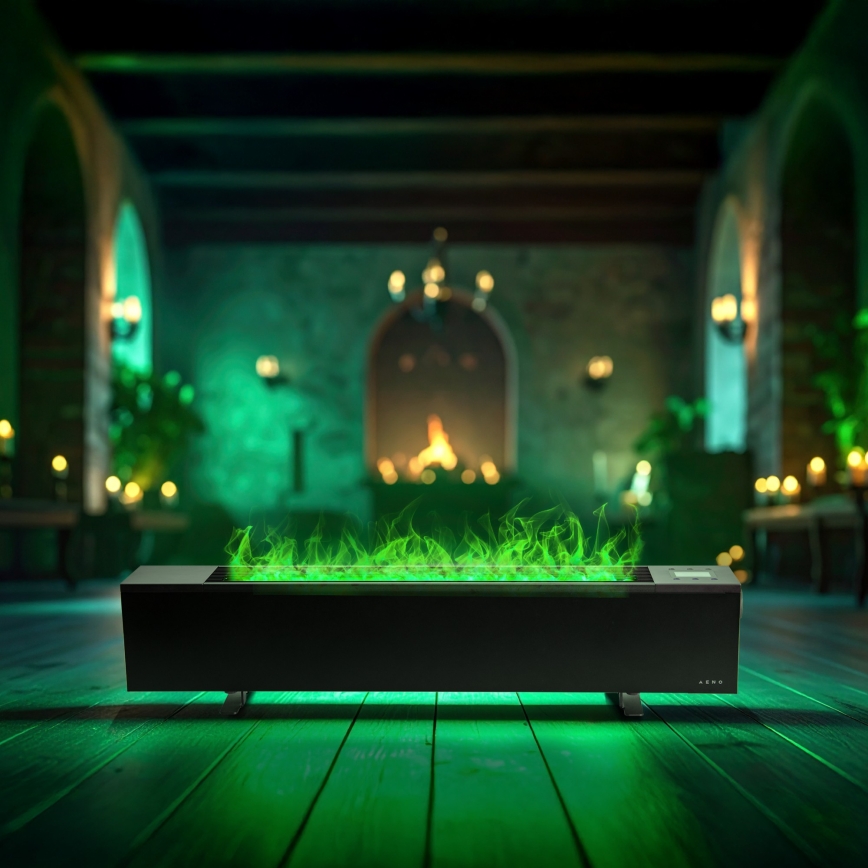 AENO - Calefactor eléctrico inteligente (resistencia/convector) 1000/2000W negro