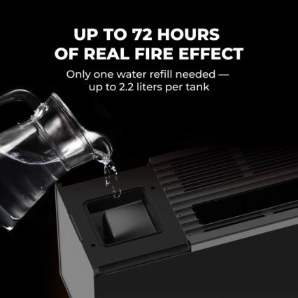 AENO - Calefactor eléctrico inteligente (resistencia/convector) 1000/2000W negro