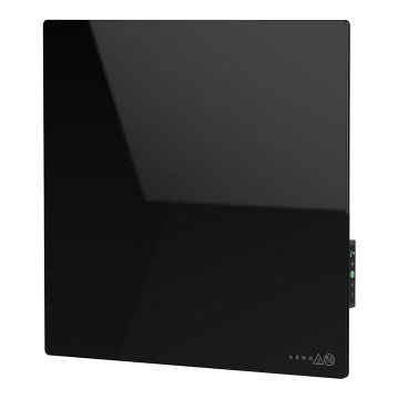 AENO - Panel calefactor infrarrojo eléctrico inteligente 500 W con temporizador y termostato, Wi-Fi, negro