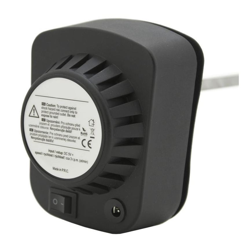 Aguja de barbacoa con motor 230V