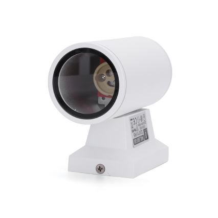 Aigostar - Aplique de exterior 1xGU10/230V blanco IP65 redondeado