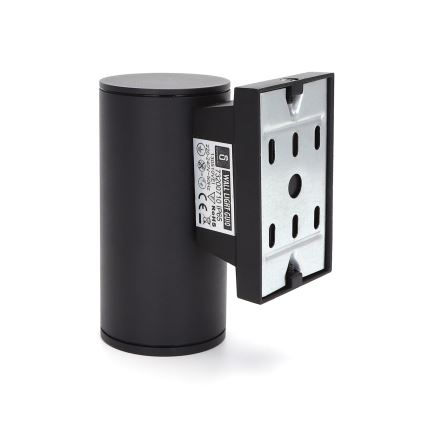 Aigostar - Aplique de exterior 1xGU10/230V negro IP65 redondeado