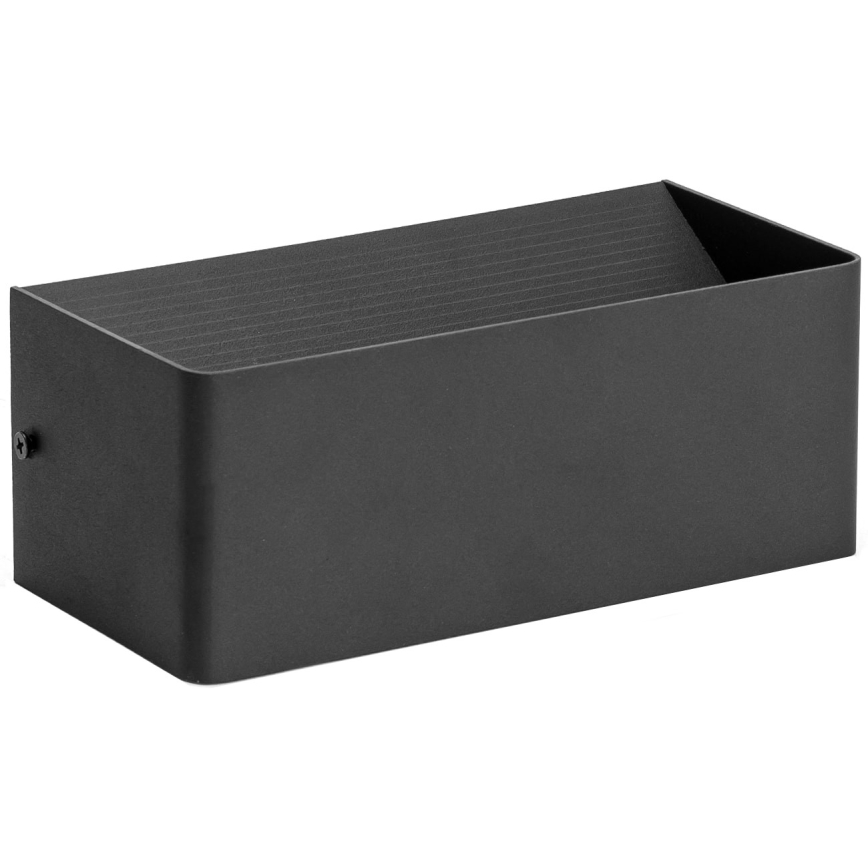 Aigostar - Aplique LED LED/12,5W/230V 20x10 cm negro