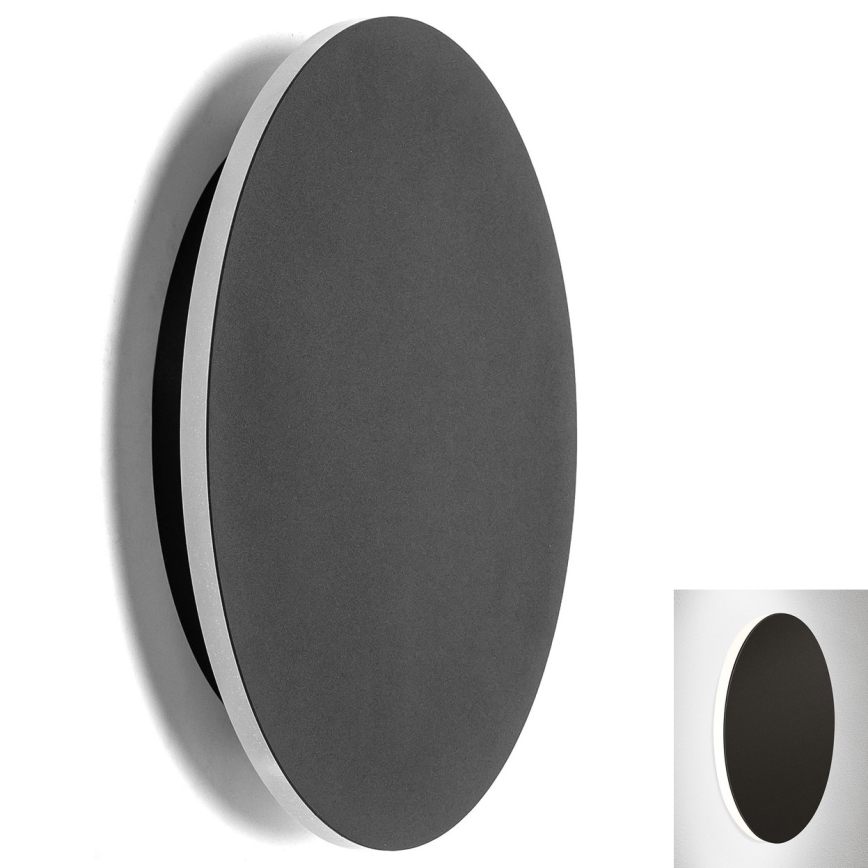 Aigostar - Aplique LED LED/12W/230V 6500K 25 cm negro