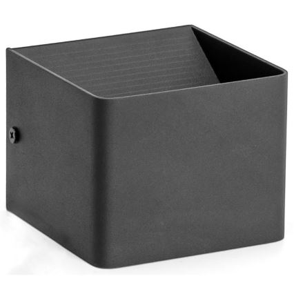 Aigostar - Aplique LED LED/5,5W/230V 10x10 cm negro