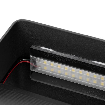 Aigostar - Aplique LED LED/5,5W/230V 10x10 cm negro