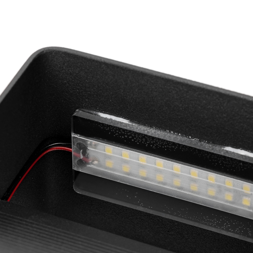 Aigostar - Aplique LED LED/5,5W/230V 10x10 cm negro