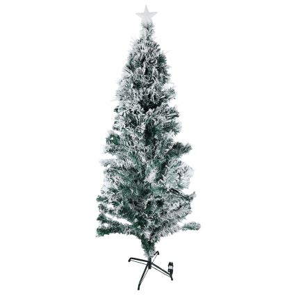 Aigostar - Árbol de Navidad LED para exterior, 205 LEDs, 8 funciones, 1,8 m, IP44, multicolor
