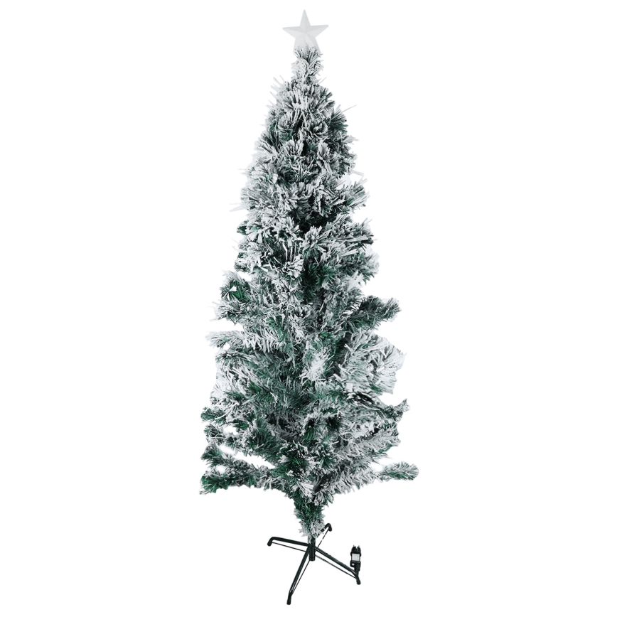 Aigostar - Árbol de Navidad LED para exterior, 205 LEDs, 8 funciones, 1,8 m, IP44, multicolor