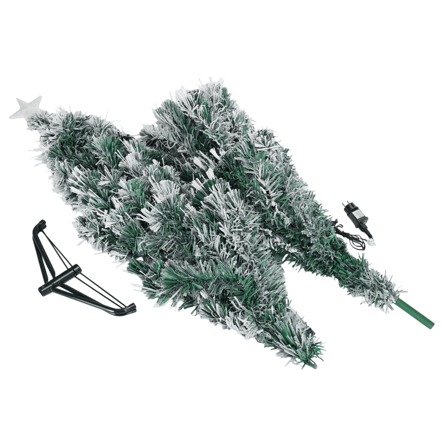 Aigostar - Árbol de Navidad LED para exterior, 205 LEDs, 8 funciones, 1,8 m, IP44, multicolor