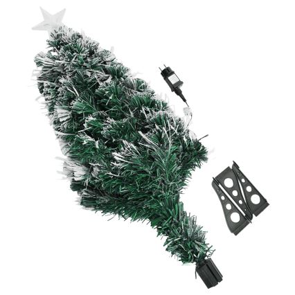 Aigostar - Árbol de Navidad LED para exterior 85 LEDs/8 funciones 0,9 m IP44 multicolor