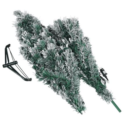 Aigostar - Árbol navideño LED para exterior, 245 LEDs / 8 funciones, 2,1 m, IP44, blanco cálido