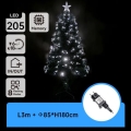 Aigostar - Árbol de Navidad LED de exterior, 6W/230V, 180 cm, IP44, blanco frío