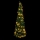 Aigostar - Árbol de Navidad LED para exterior, 100 LEDs, 1,5 m, IP44, verde, blanco cálido