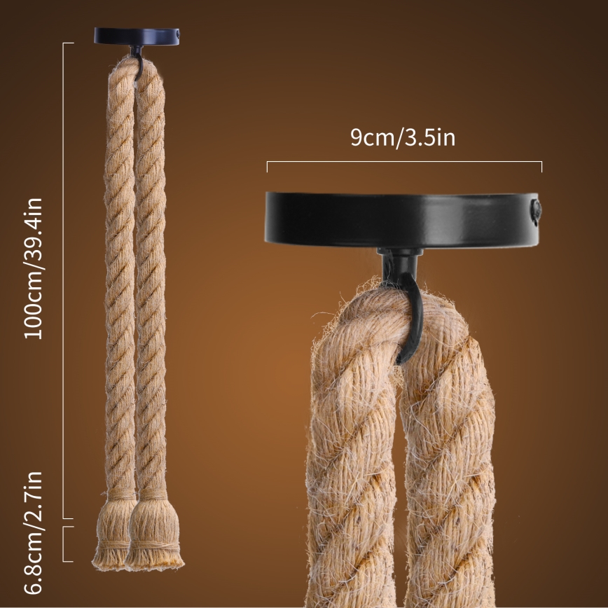 Aigostar - Cable de alimentación 2xE27/60W/230V