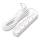 Aigostar - Cable de extensión con interruptor 4Z Tipo F 5m SCHUKO blanco