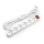 Aigostar - Cable de extensión con interruptor 6Z 5m blanco