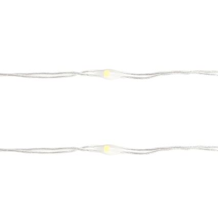 Aigostar - Cadena de luces de Navidad LED 100xLED/3xAA 10,3m blanco frío