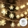 Aigostar - Cadena de luces de Navidad LED 20xLED/3xAA 3,3m copos de nieve