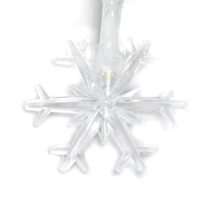 Aigostar - Cadena de luces de Navidad LED 20xLED/3xAA 3,3m copos de nieve