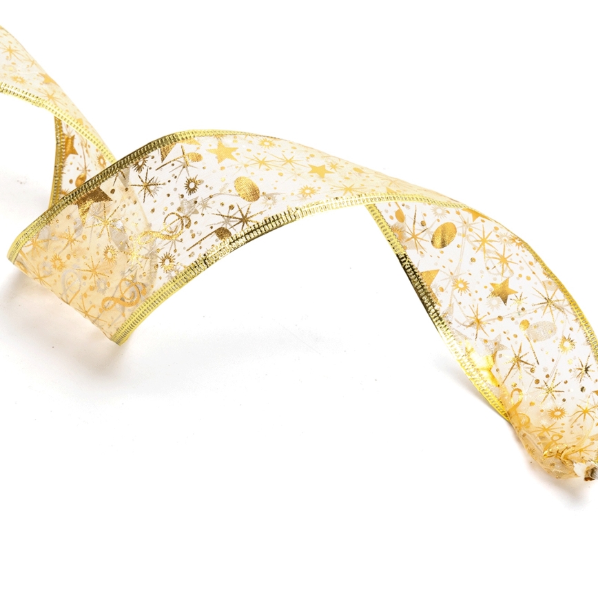 Aigostar - Guirnalda LED navideña 100 LEDs, 3xAA, 10 m, blanco cálido, dorado