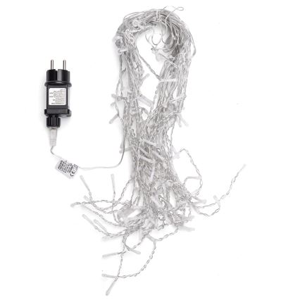 Aigostar - Cadena de luces LED para exterior 100xLED/8 funciones 5x0,4m IP44 blanco cálido