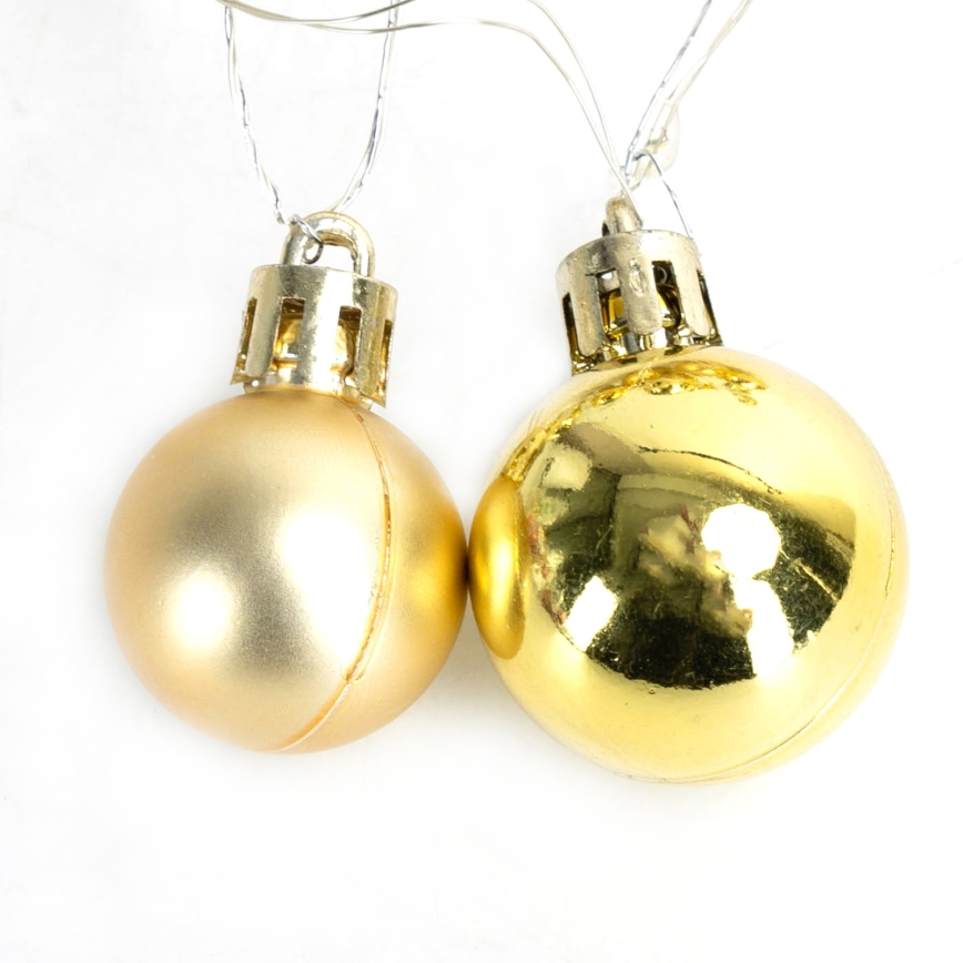 Aigostar - Cadena de luces LED para Navidad 20xLED/3xAA 2 m blanco cálido