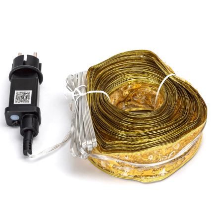 Aigostar - Guirnalda de luces navideñas para exterior LED RGBICW 100 LEDs 10 m IP44 + mando a distancia