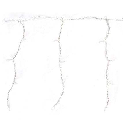 Aigostar - Cadena de luces navideña LED para exterior 100xLED/8 funciones 5x0,4m IP44 blanco frío