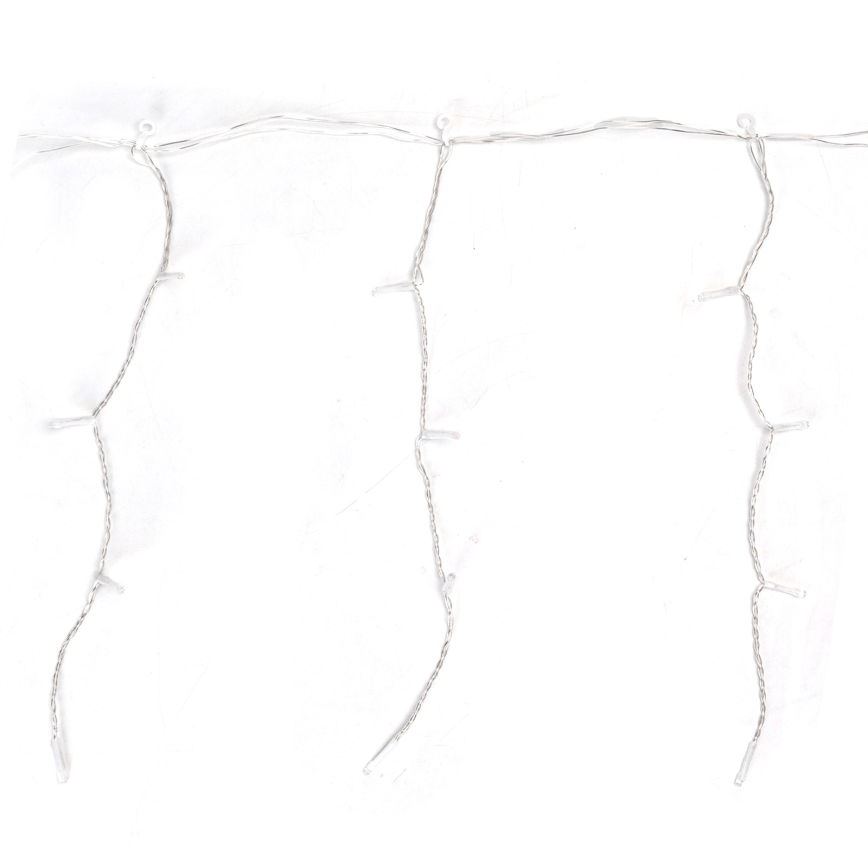 Aigostar - Cadena de luces navideña LED para exterior 100xLED/8 funciones 5x0,4m IP44 blanco frío