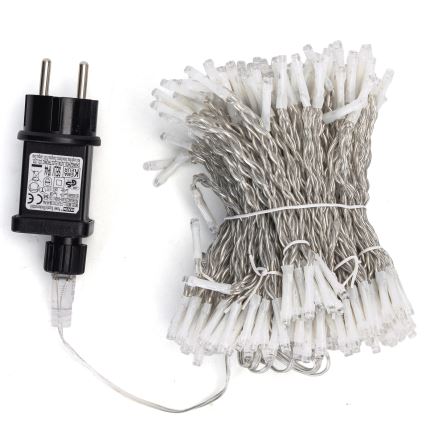 Aigostar - Guirnalda LED para exteriores 288 LED/8 funciones 1,5x1,8m IP44 blanco frío