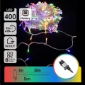Aigostar - Cadena de luces navideñas LED para exterior, 400 LEDs / 8 funciones, 20 m, IP44, multicolor