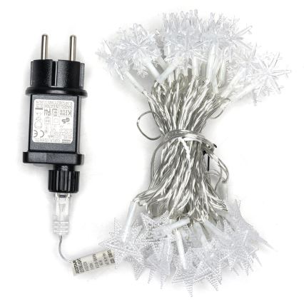 Aigostar - Cadena de luces navideñas LED para exterior 50xLED/8 funciones 8m IP44 blanco cálido