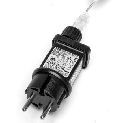 Aigostar - Cadena de luces navideñas LED para exterior 50xLED/8 funciones 8m IP44 blanco cálido