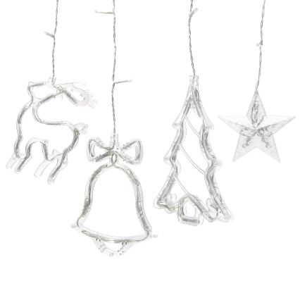 Aigostar - Guirnalda navideña LED RGBY para exteriores, 120 LEDs, 8 funciones, 3x0,6 m, IP44, multicolor + control remoto