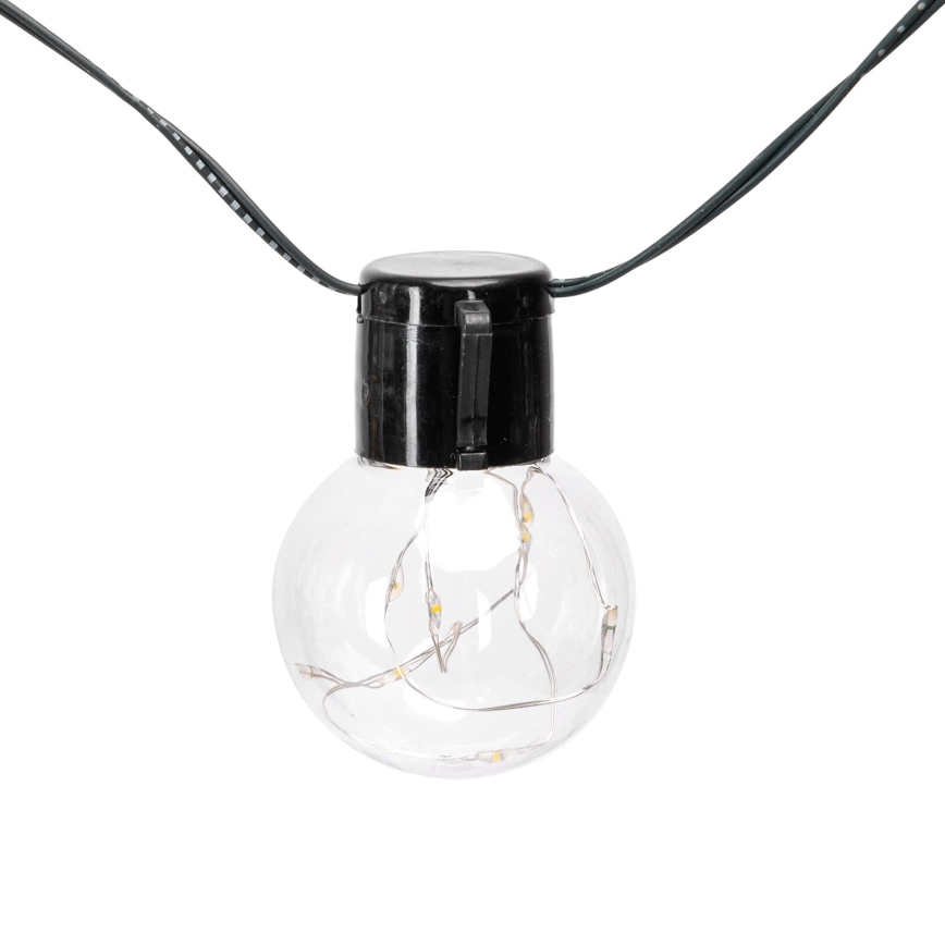 Aigostar - Cadena de luces navideñas solares LED 10xLED/8 funciones 6,5m IP65 500 mAh multicolor