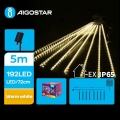 Aigostar - Cadena de luces navideñas solares LED 192xLED/8m IP65 1200 mAh blanco cálido