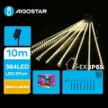 Aigostar - Cadena de luces navideñas solares LED 384xLED/13m 1200 mAh IP65 blanco cálido