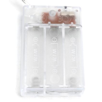 Aigostar - Cadena decorativa LED con pinzas 20xLED/3xAA 3,3m blanco cálido