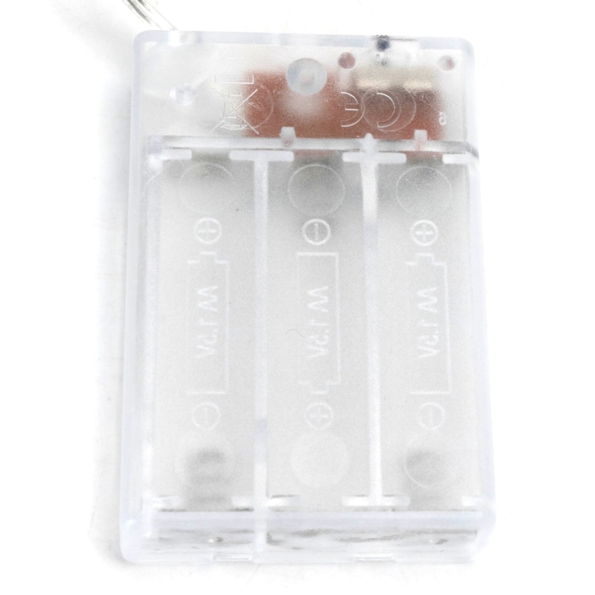 Aigostar - Cadena decorativa LED con pinzas 20xLED/3xAA 3,3m blanco cálido