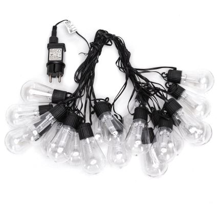Aigostar - Cadena decorativa LED para exterior 20xLED/13m IP44, blanco frío
