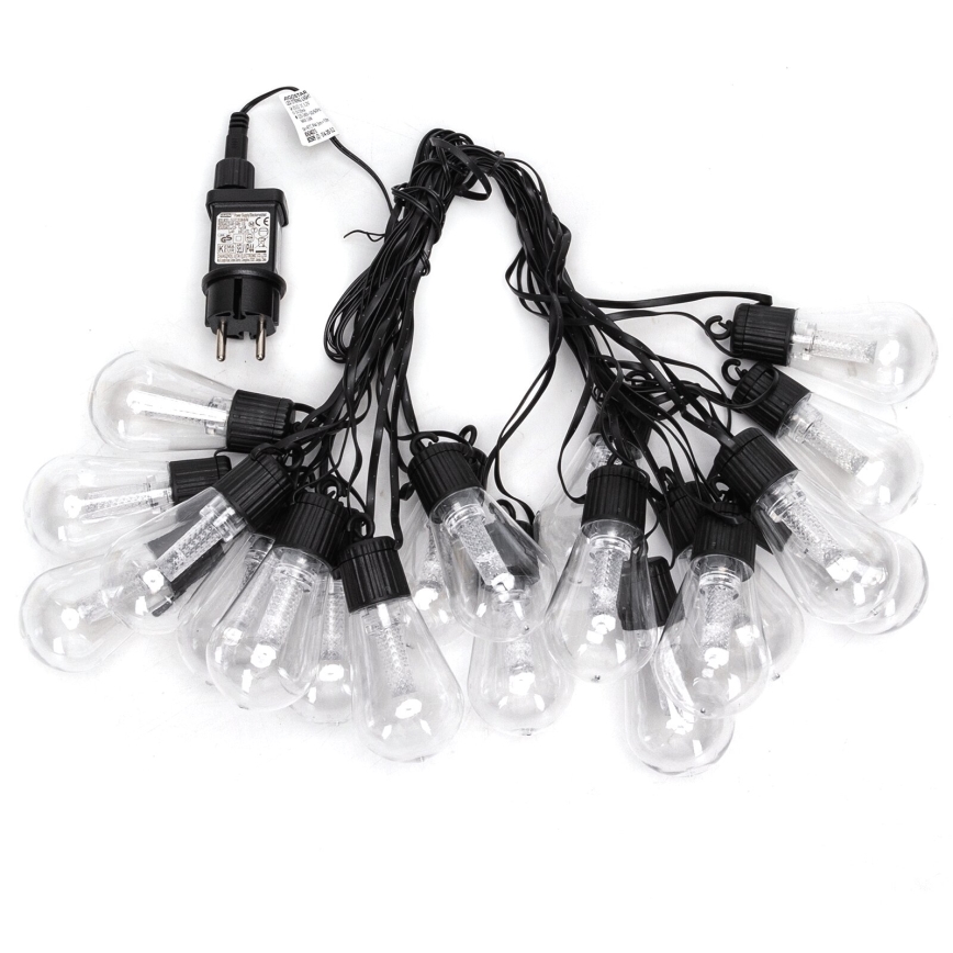 Aigostar - Cadena decorativa LED para exterior 20xLED/13m IP44, blanco frío