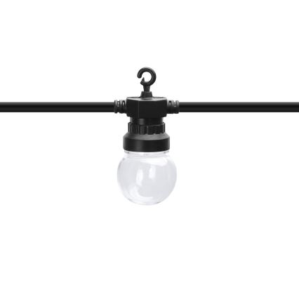 Aigostar - Cadena LED decorativa para exteriores 10xLED/8m IP44 blanco cálido