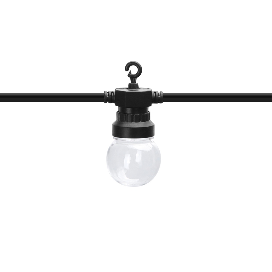 Aigostar - Cadena LED decorativa para exteriores 10xLED/8m IP44 blanco cálido