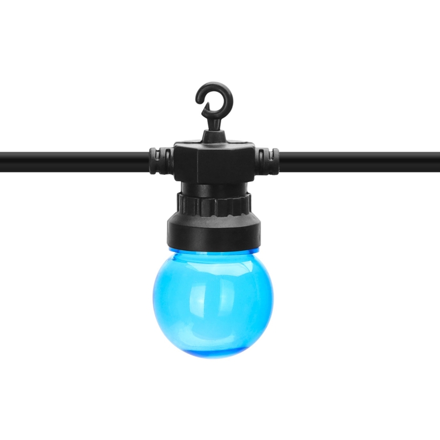 Aigostar - Cadena LED decorativa para exteriores 10xLED/8m IP44 blanco cálido