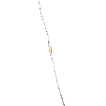 Aigostar - Cadena LED navideña exterior 100xLED/8 funciones 3xAA 10,3m IP44 blanco cálido
