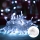 Aigostar - Cadena LED navideña exterior 100xLED/8 funciones/3xAA 10,3m IP44 blanco frío