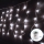 Aigostar - Cadena LED navideña exterior 200xLED/8 funciones 13x0,4m IP44 blanco frío