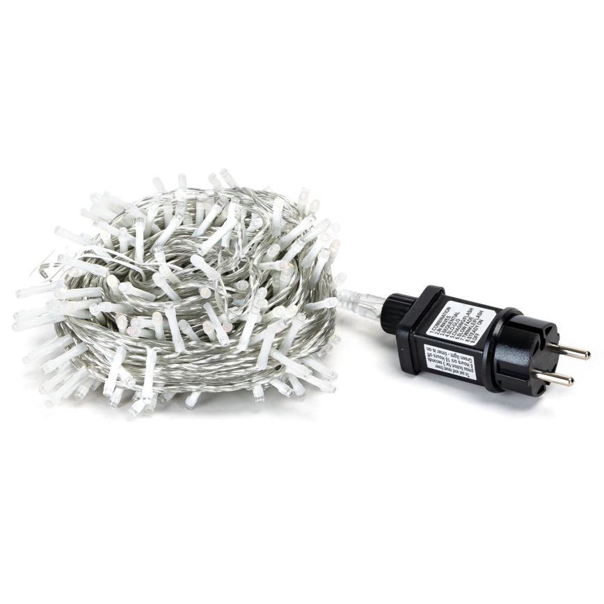 Aigostar - Cadena LED navideña exterior 200xLED/8 funciones 23m IP44 multicolor